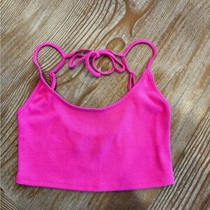 Pink Urban Outfitters Cropped Top